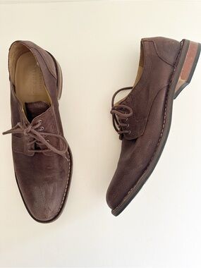 Cole Haan brown pebble leather Center Street oxford